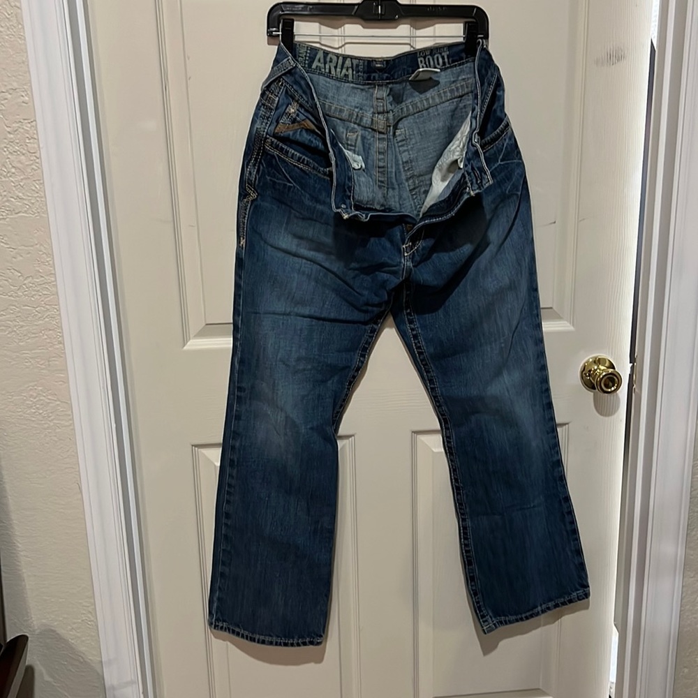 Mens Ariat Low Rise Boot cut jeans